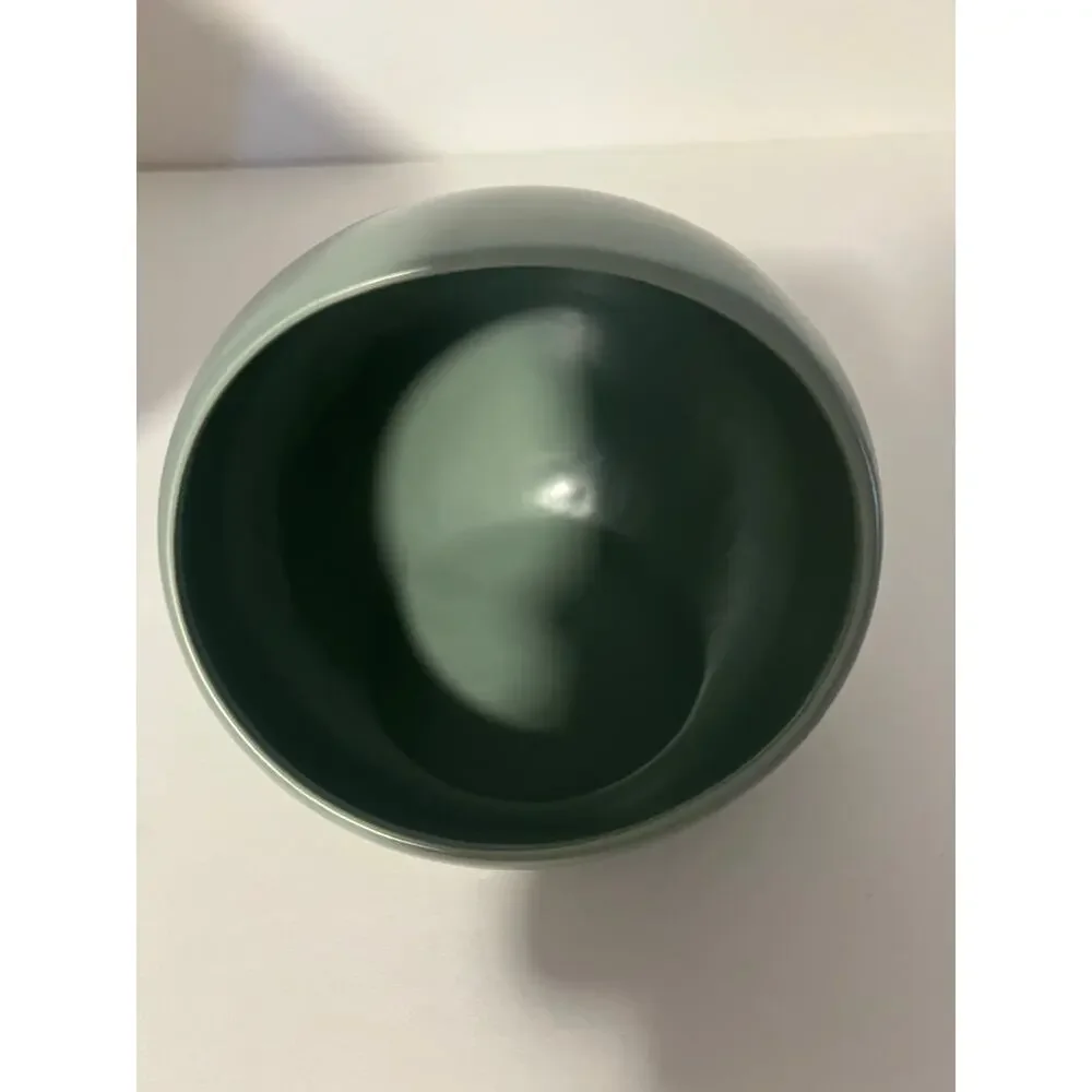 NIB Year & Day Salt Cellar Ceramic Stoneware Kitchenware Palm Blue Green - Picture 8 of 11